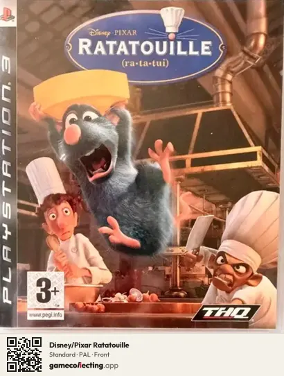 Disney/Pixar Ratatouille PlayStation 3, PAL box front