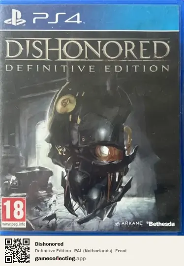 Dishonored PlayStation 4, Netherlands box front