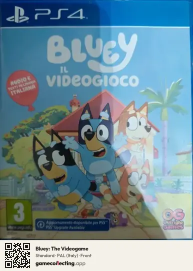 Bluey: The Videogame PlayStation 4, Italy box front