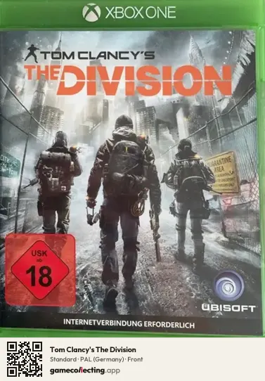 Tom Clancy's The Division Xbox One, Germany box front