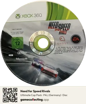 Need for Speed Rivals Xbox 360, PAL disc
