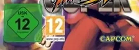 Super Street Fighter IV, the USK square on its front