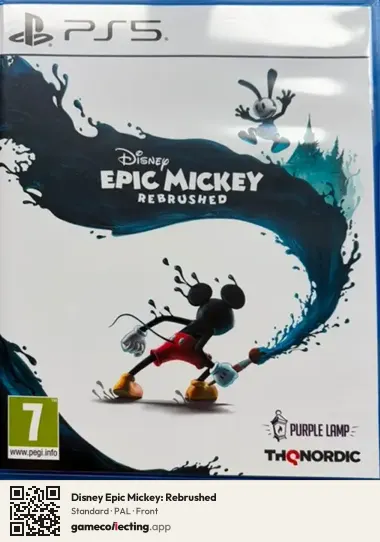 Disney Epic Mickey: Rebrushed PlayStation 5, PAL box front