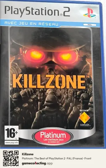 Killzone PlayStation 2, France box front