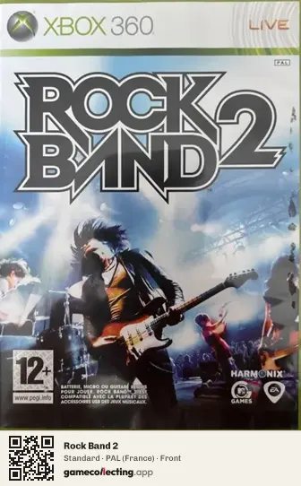 Rock Band 2 Xbox 360, France box front