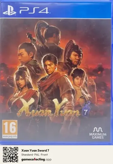 Xuan Yuan Sword 7 PlayStation 4, PAL box front