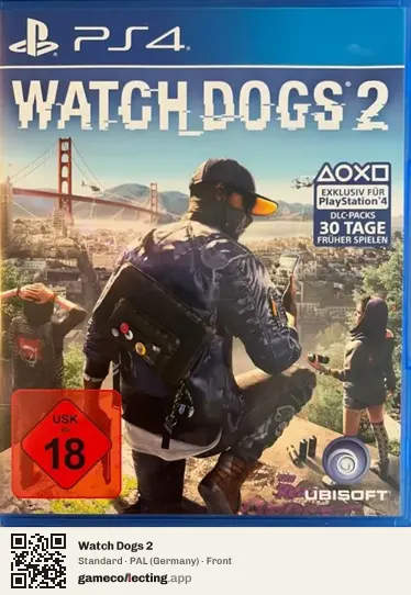 Watch Dogs 2 PlayStation 4, Germany box front