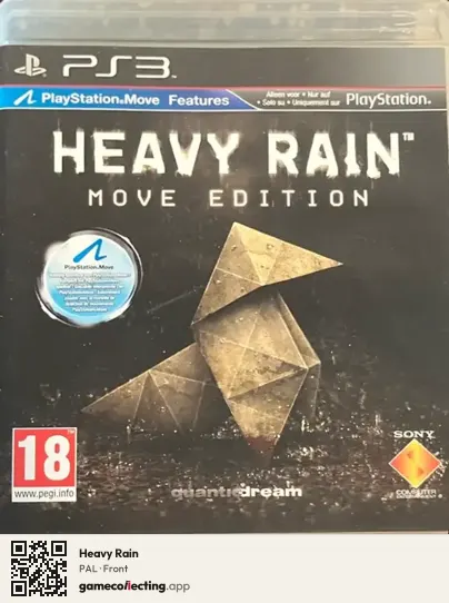 Heavy Rain PlayStation 3, PAL box front