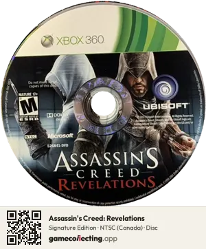 Assassin's Creed: Revelations Xbox 360, NTSC disc