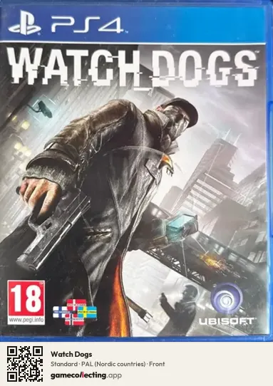 Watch Dogs PlayStation 4, Nordic countries box front
