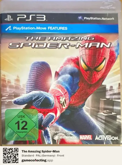 The Amazing Spider-Man PlayStation 3, Germany box front