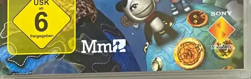 LittleBigPlanet 2, the USK square on its front