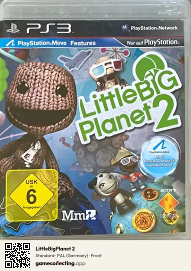 LittleBigPlanet 2 PlayStation 3, Germany box front