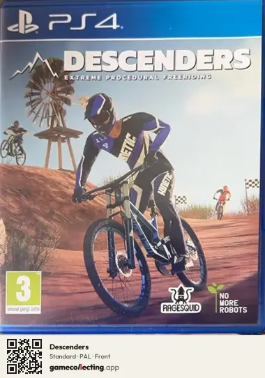 Descenders PlayStation 4, PAL box front