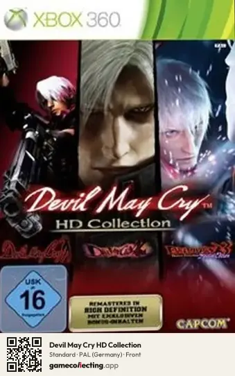 Devil May Cry HD Collection Xbox 360, Germany box front