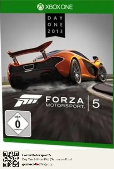 Forza Motorsport 5 Xbox One, Germany box front