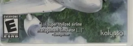 Airline Tycoon 2, the ESRB box on its front