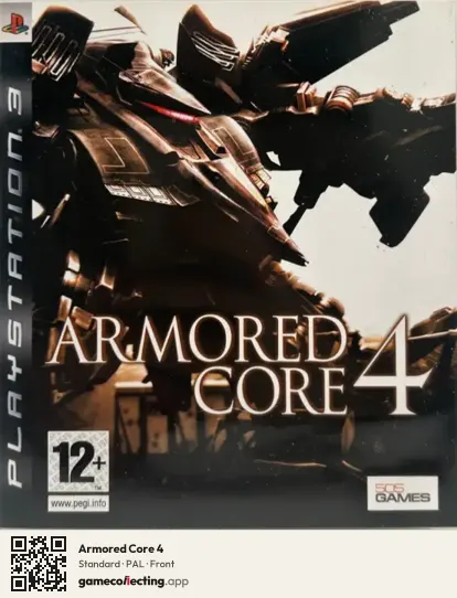Armored Core 4 PlayStation 3, PAL box front