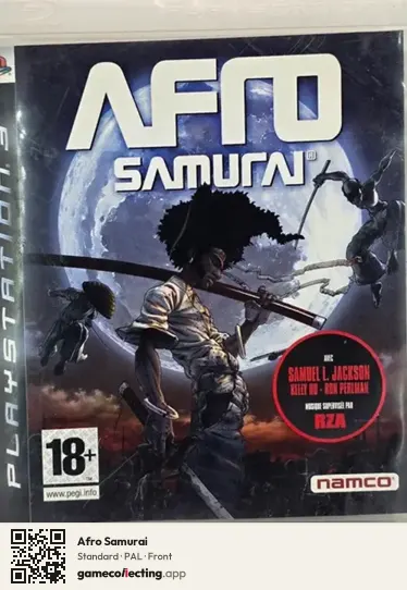 Afro Samurai PlayStation 3, PAL box front
