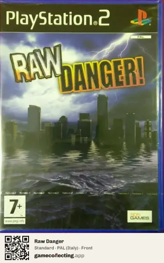 Raw Danger PlayStation 2, Italy box front