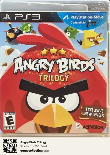 Angry Birds Trilogy PlayStation 3, NTSC box front