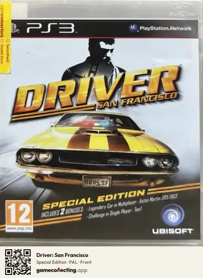 Driver: San Francisco PlayStation 3, PAL box front