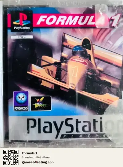 Formula 1 PlayStation, PAL box front