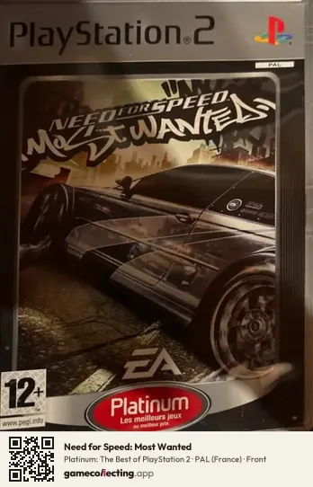 Need for Speed: Most Wanted PlayStation 2, France box front