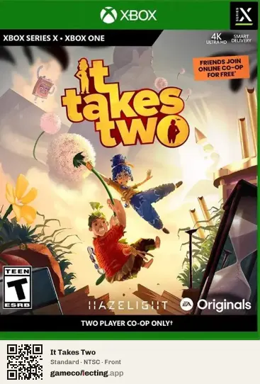 It Takes Two Xbox Series X, NTSC box front