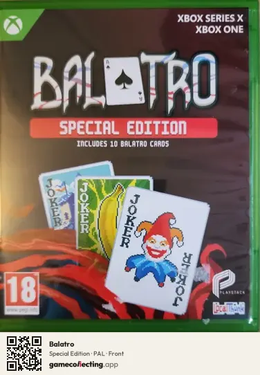 Balatro Xbox Series X, PAL box front