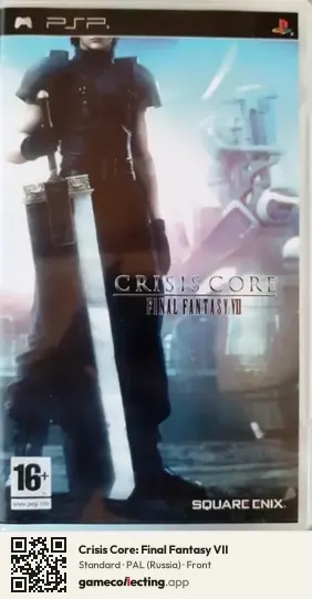 Crisis Core: Final Fantasy VII PlayStation Portable, Russia box front