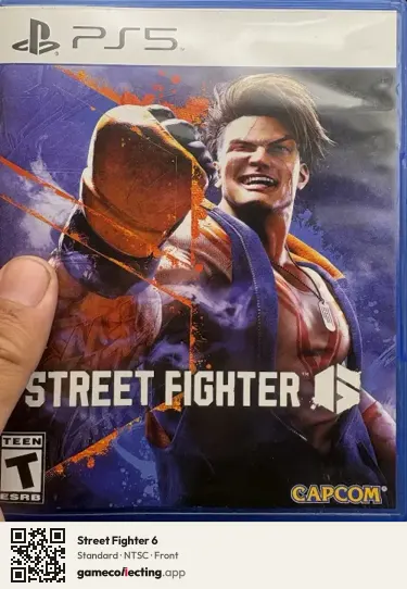 Street Fighter 6 PlayStation 5, NTSC box front