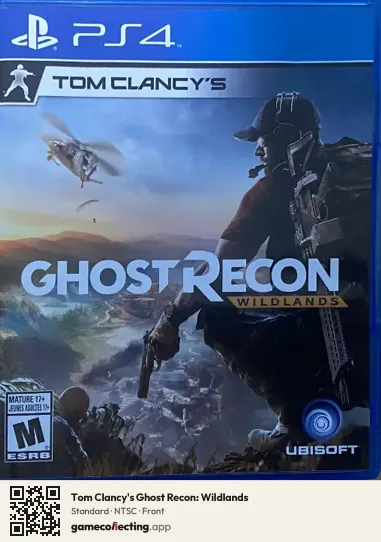 Tom Clancy's Ghost Recon: Wildlands PlayStation 4, NTSC box front
