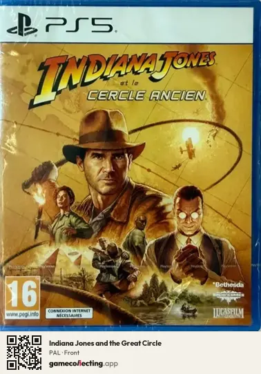 Indiana Jones and the Great Circle PlayStation 5, PAL box front
