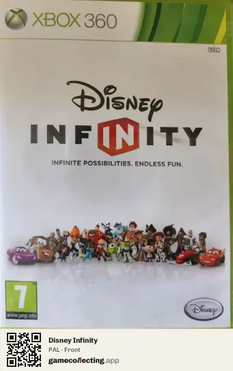 Disney Infinity Xbox 360, PAL box front