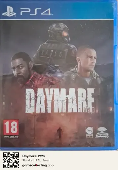 Daymare: 1998 PlayStation 4, PAL box front