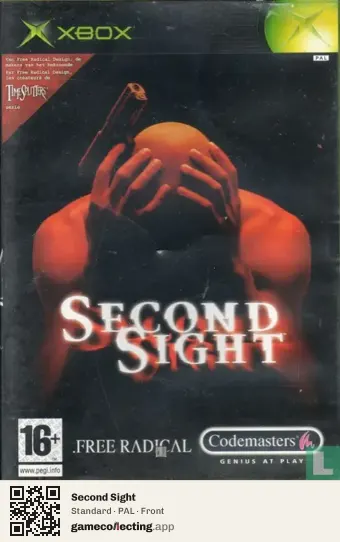 Second Sight Xbox, PAL box front