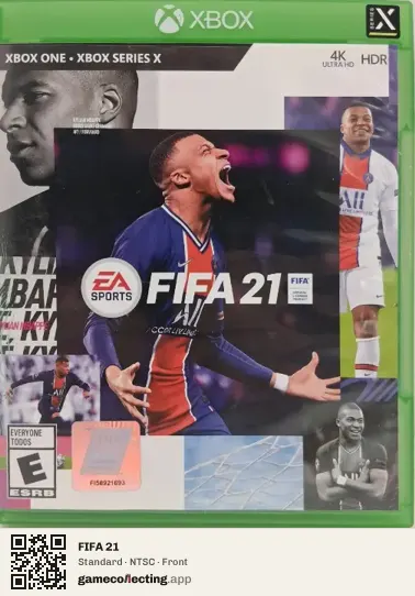 FIFA 21 Xbox One, NTSC box front