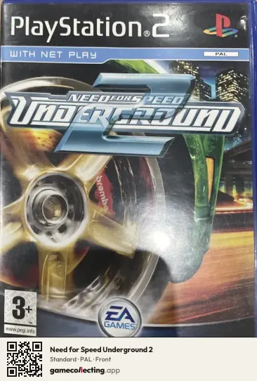 Need for Speed Underground 2 PlayStation 2, PAL box front