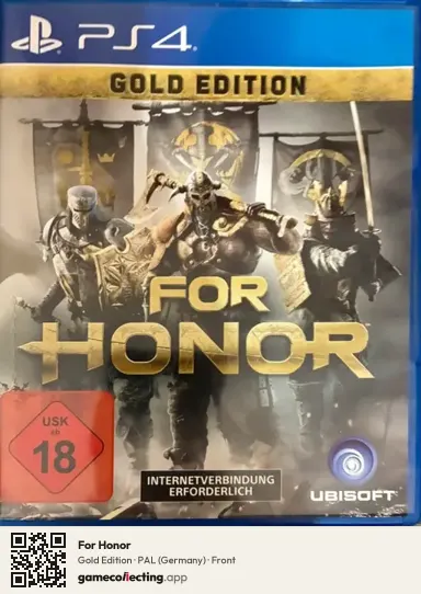 For Honor PlayStation 4, Germany box front