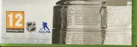 NHL Legacy Edition, the PEGI square on its front