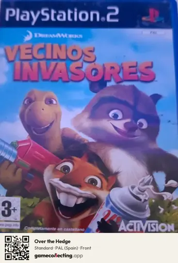 Over the Hedge PlayStation 2, Spain box front