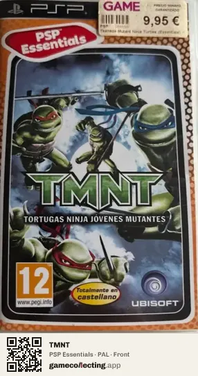 TMNT PlayStation Portable, PAL box front