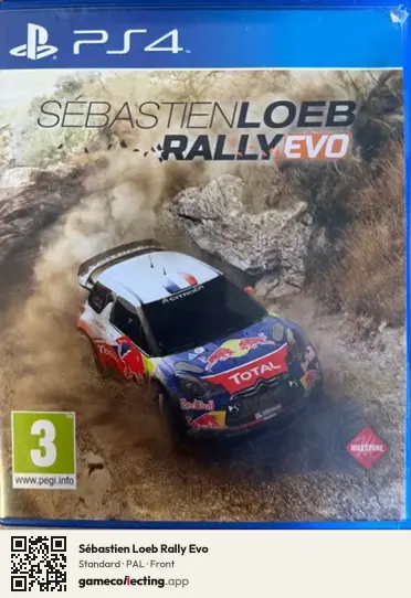 Sébastien Loeb Rally Evo PlayStation 4, PAL box front