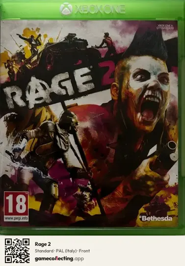 Rage 2 Xbox One, Italy box front