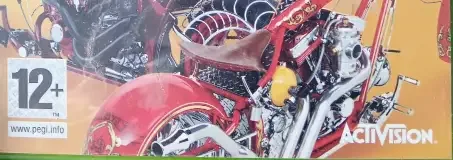 American Chopper, the PEGI square on its front