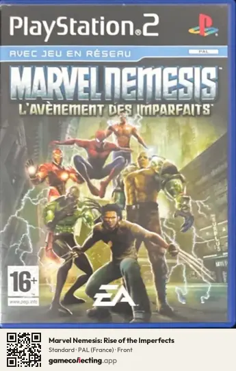Marvel Nemesis: Rise of the Imperfects PlayStation 2, France box front