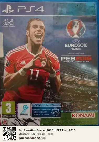Pro Evolution Soccer 2016: UEFA Euro 2016 PlayStation 4, Poland box front