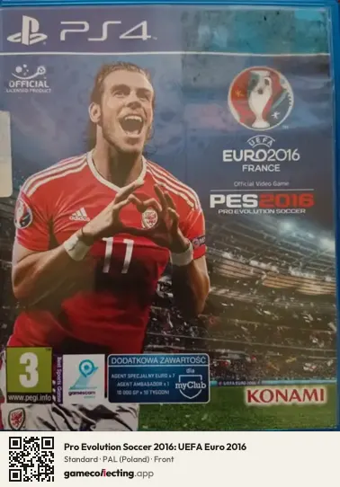 Pro Evolution Soccer 2016: UEFA Euro 2016 PlayStation 4, Poland box front