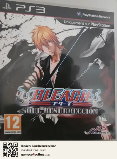 Bleach: Soul Resurrección PlayStation 3, PAL box front